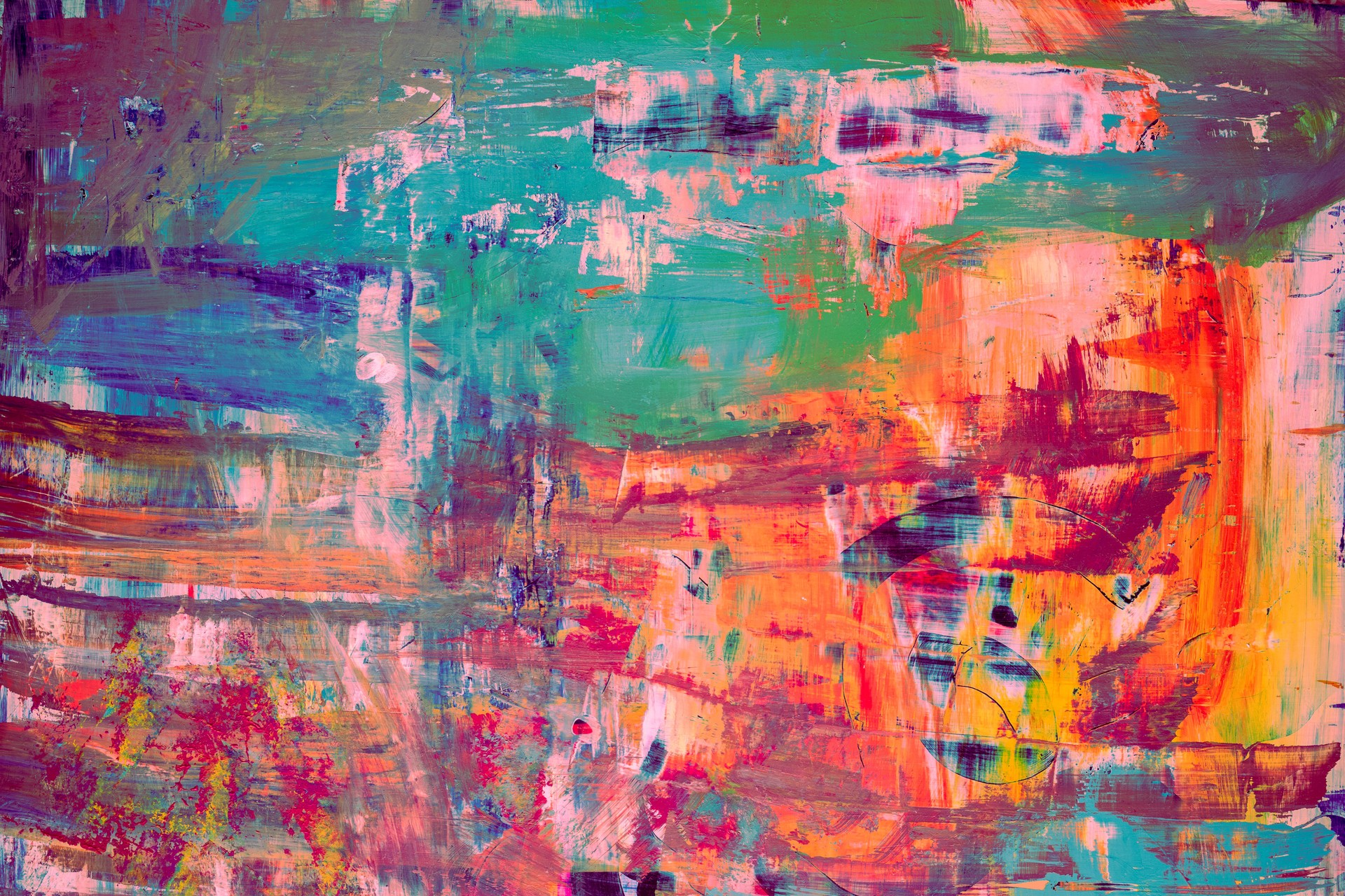 Abstract painted background multicolor fresh